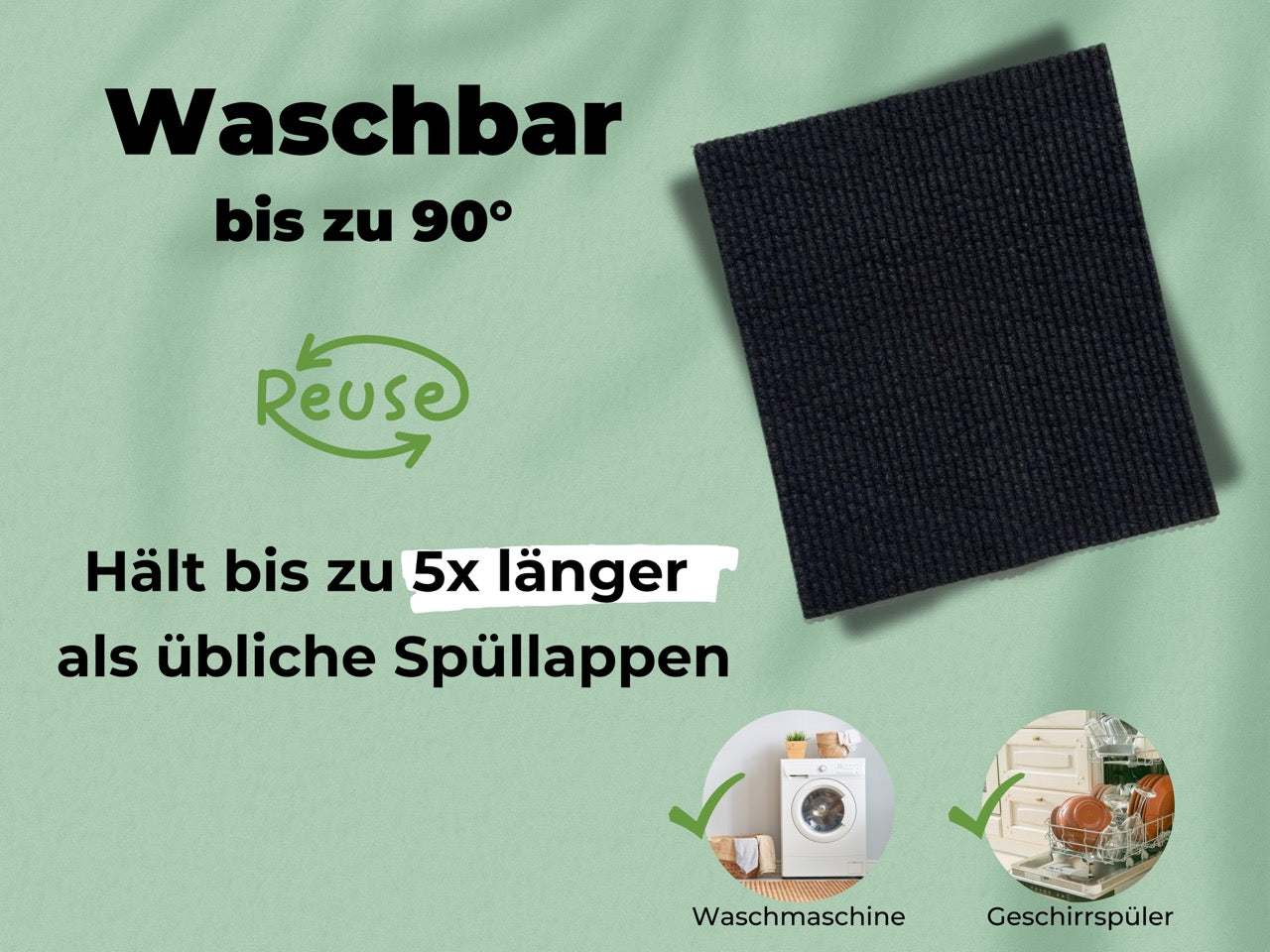 Bundle Messing Grillbürste & Spüllappen Schwarz & Schneidebrett (BBQ Comfort)