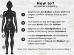 Trockenbürste Körper mit Kupfer (YIN) Energie- & Kupferbürste