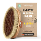 Trockenbürste Körper mit Kupfer (YANG) Energie- & Kupferbürste