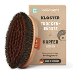 Dry brush body with copper (YIN) energy- & copper brush