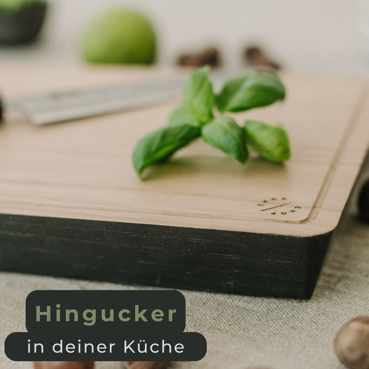 Schneidbrett Holz ist ein Hingucker in der Küche - Küchen Inspiration