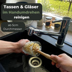 Gläser Reinigungsbürste effektiv reinigen in der Küche