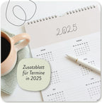 Paarplaner Skandinavisch - 3 Spalten Familienkalender Wandkalender 2024 - Grünschloss