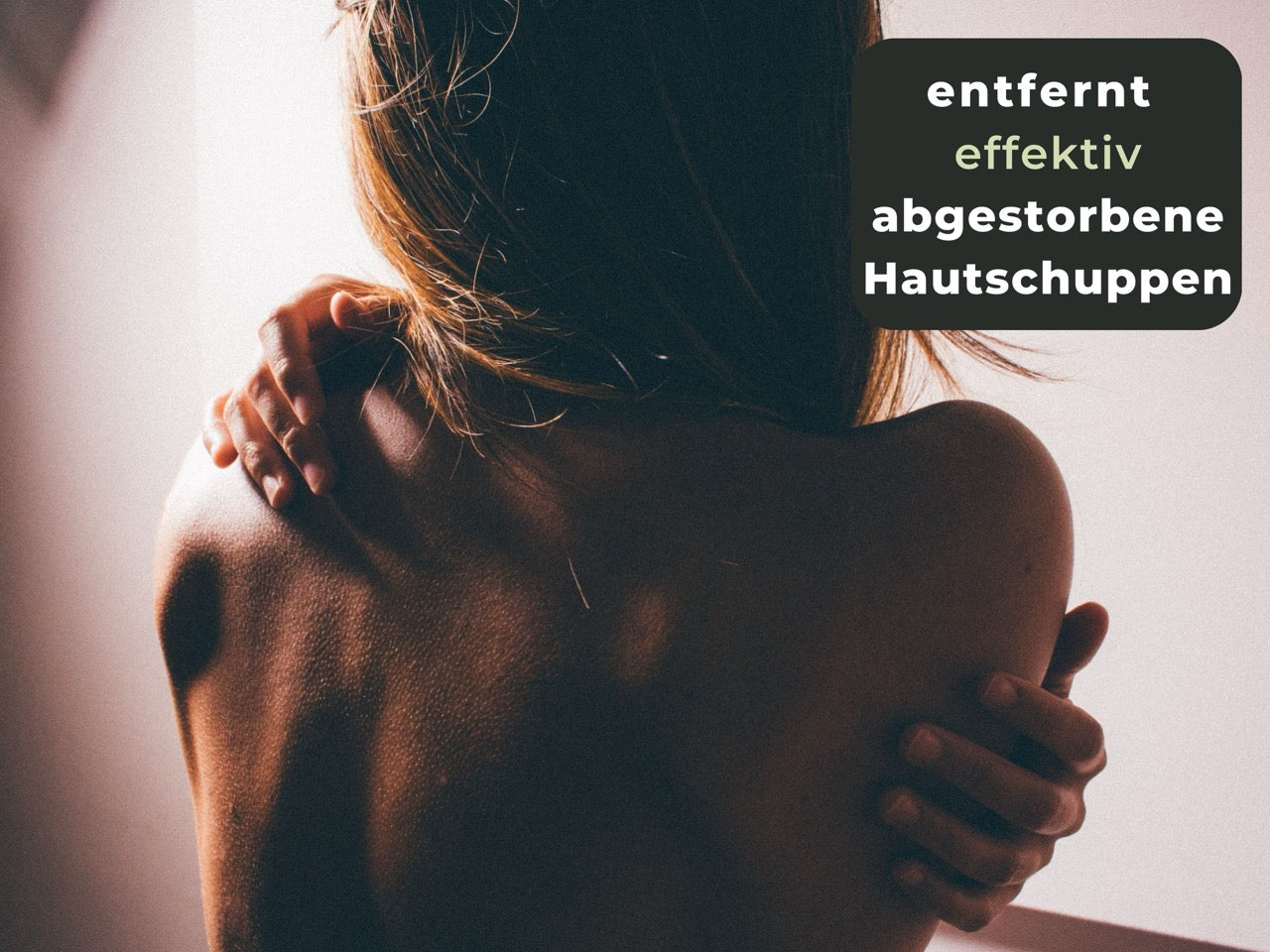 Hautpeeling Bürste entfernt effektiv abgestorbene hautschuppen