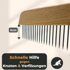 Dog comb undercoat for long-haired dogs & cats - de-matting comb
