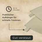 Leinen Filtertüten für filterkaffee mit Aufhänger. Waschbar und wiederverwendbare Dauerfilter