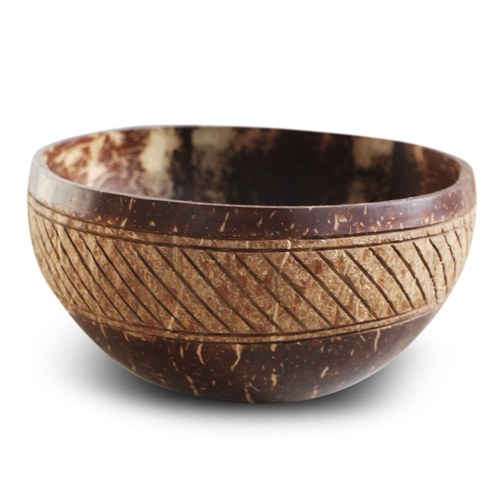 Kokosnuss Schale Boho Design (XL)