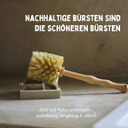 Mixing pot dishwashing brush for Thermomix & glasses - 100% vegan & plastic-free