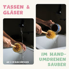 Mixtopf Spülbürste für Thermomix & Gläser - 100% Vegan & Plastikfrei