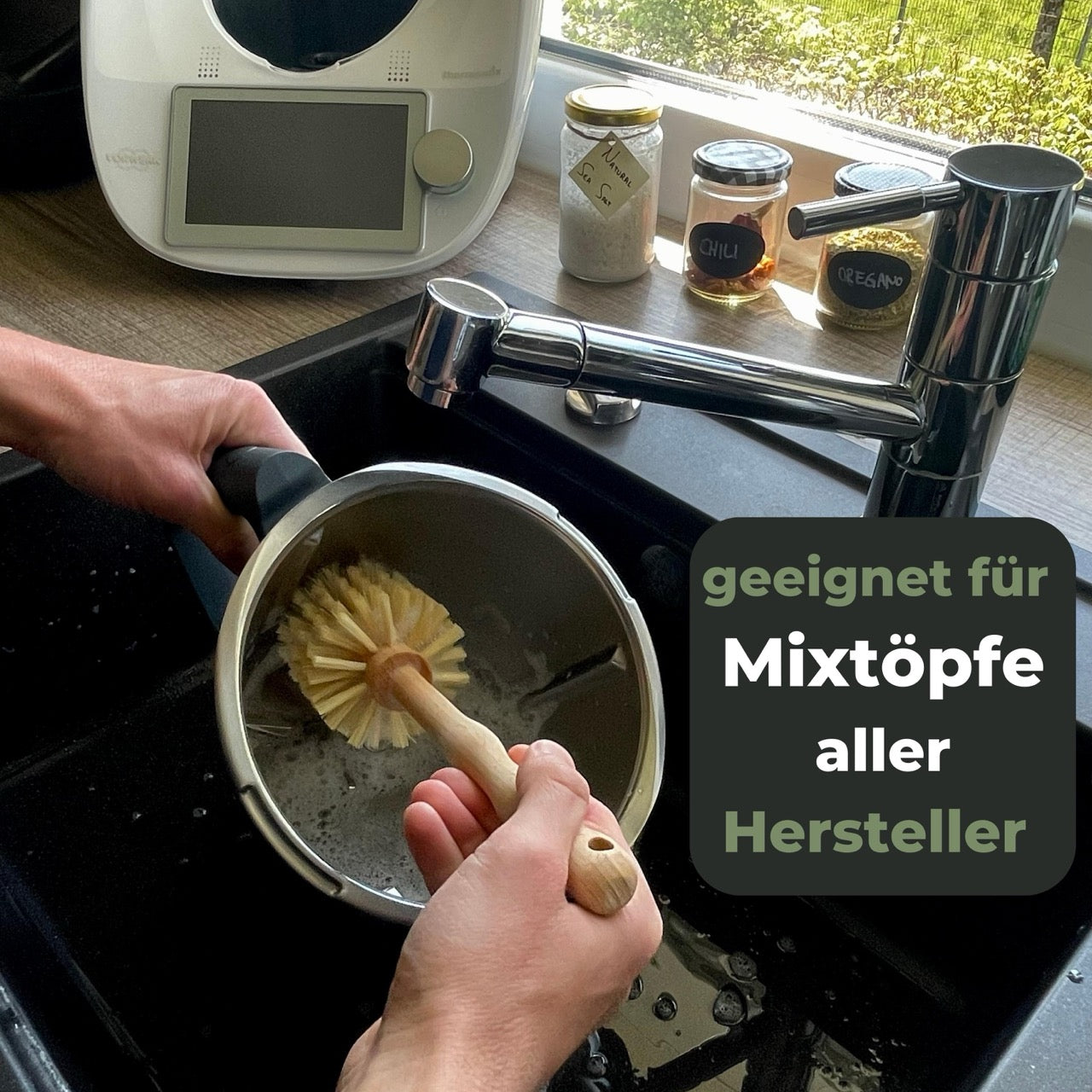 Spülbürste für Thermomix reinigt Mixtopf TM6