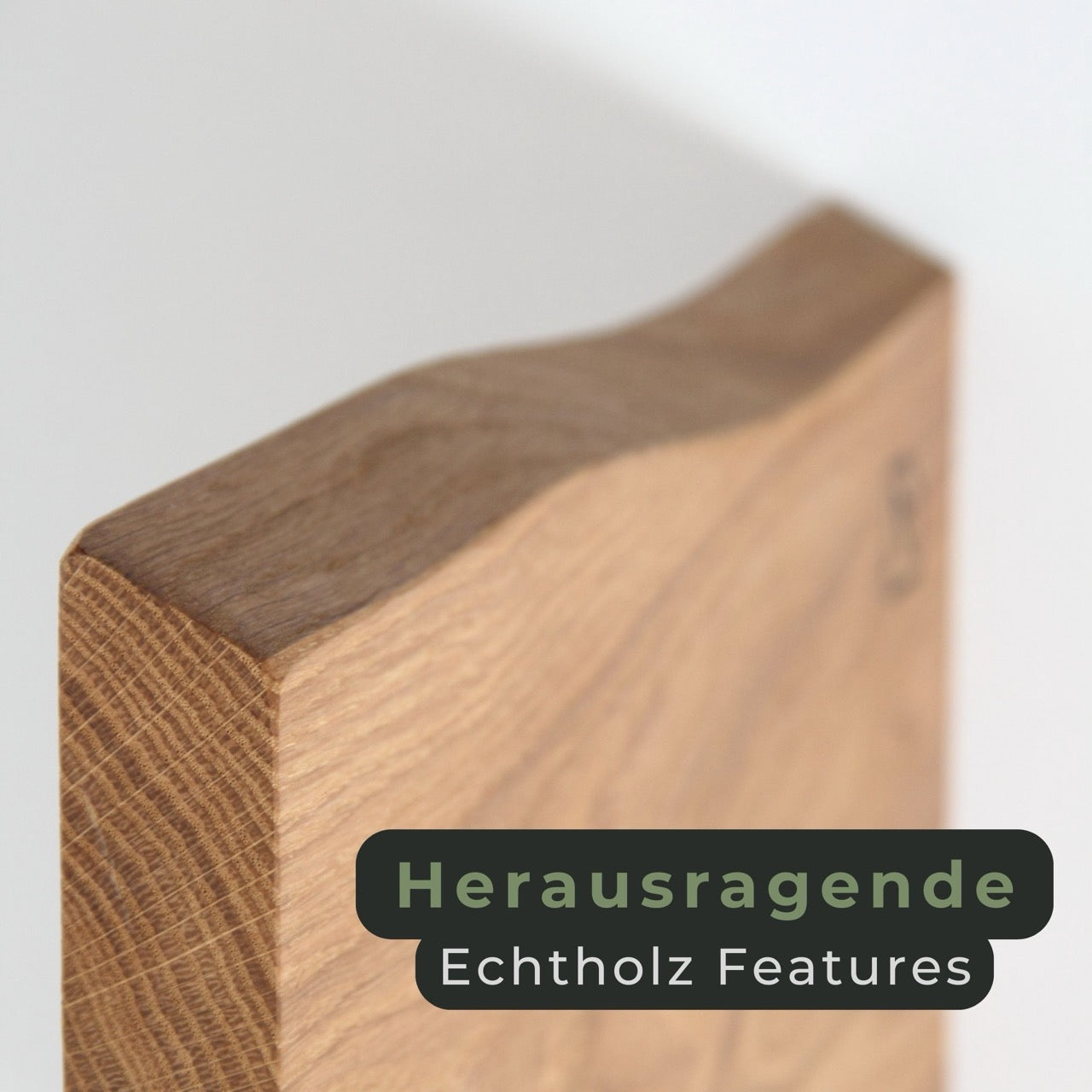 Herausragende Massivholz Features - wunderschönes Eiche Brett