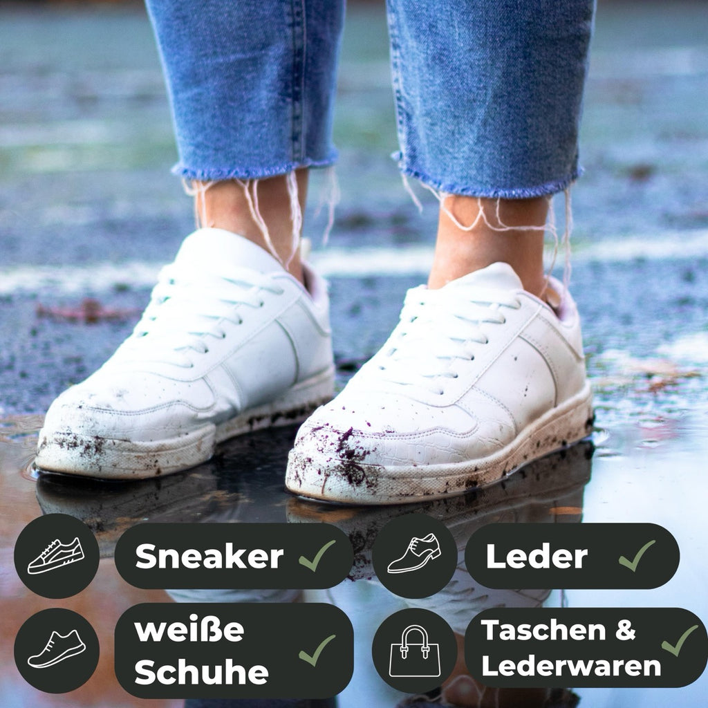 Sneaker cleaner für weiße schuhe, Lederschuhe, Lederwaren mit Rosshaar Pferdeborsten