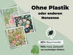 5x Art Spültücher bedruckt Set - William Morris Flower Garden