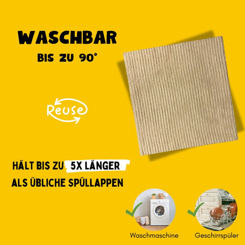 8x Spültücher Beige (Strandfeeling)