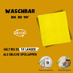 8x Spültücher Gelb (Sunshine)