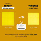 8x Spültücher Gelb (Sunshine)