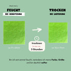 8x Spültücher Grün (Apfel)