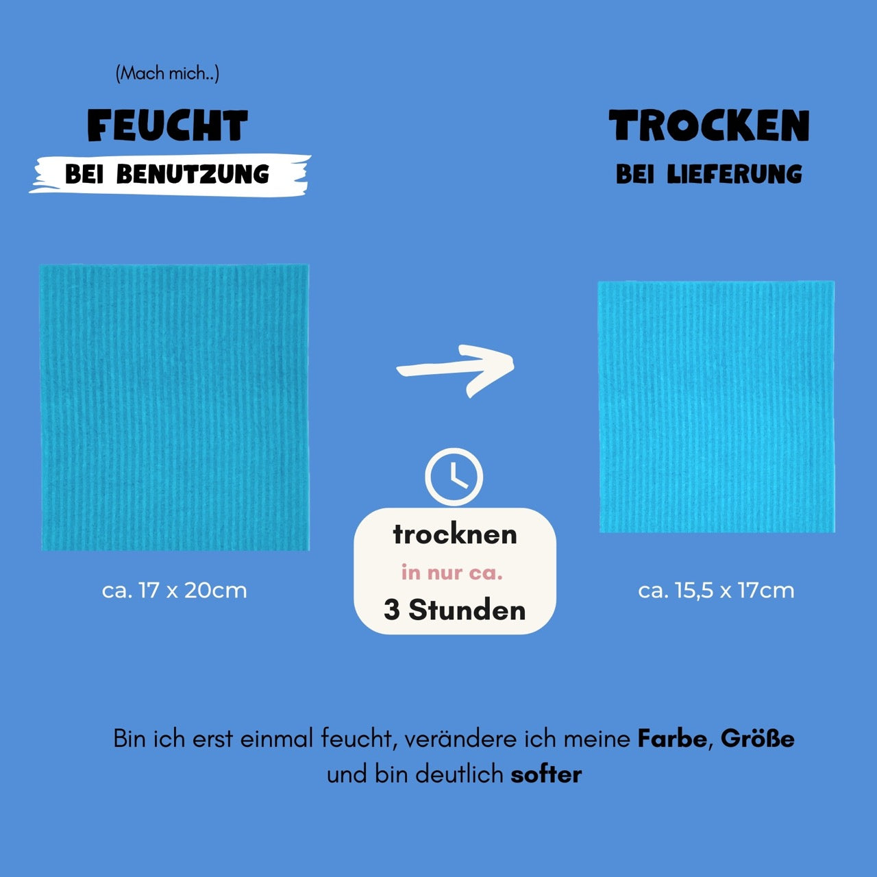 8x Spültücher Türkis (Karibik Grün)