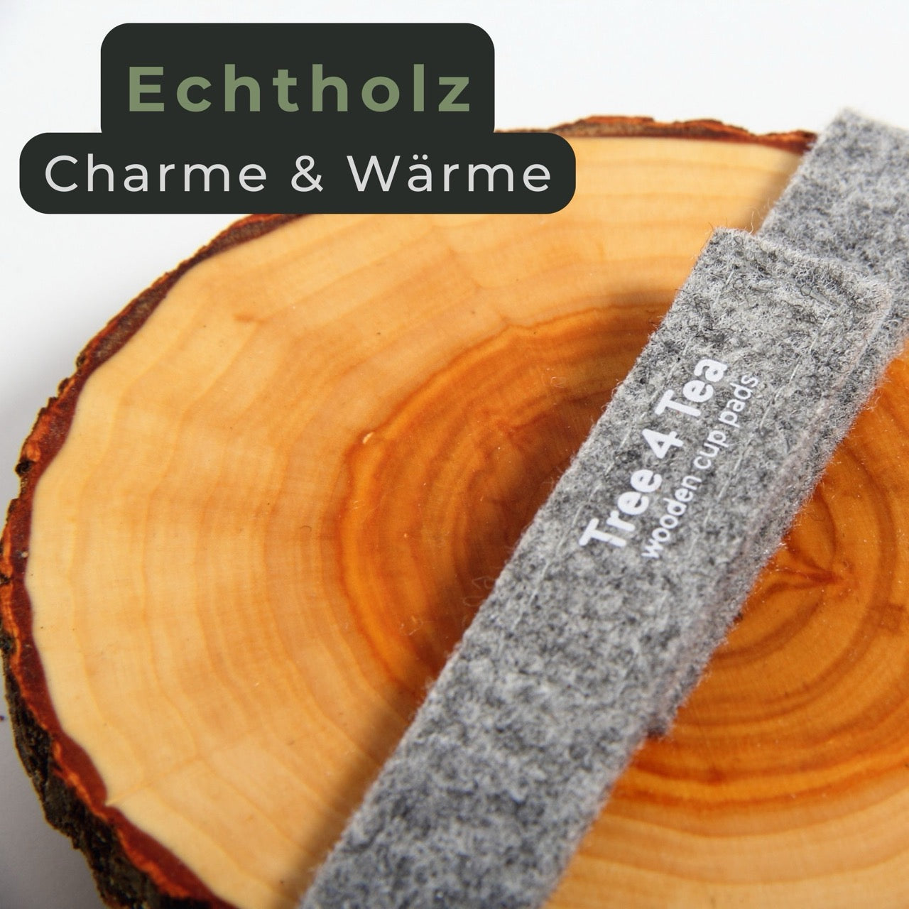 Massivholz Untersetzer Holz mit jeder Menge charme