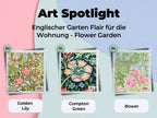 5x Art Spültücher bedruckt Set - William Morris Flower Garden