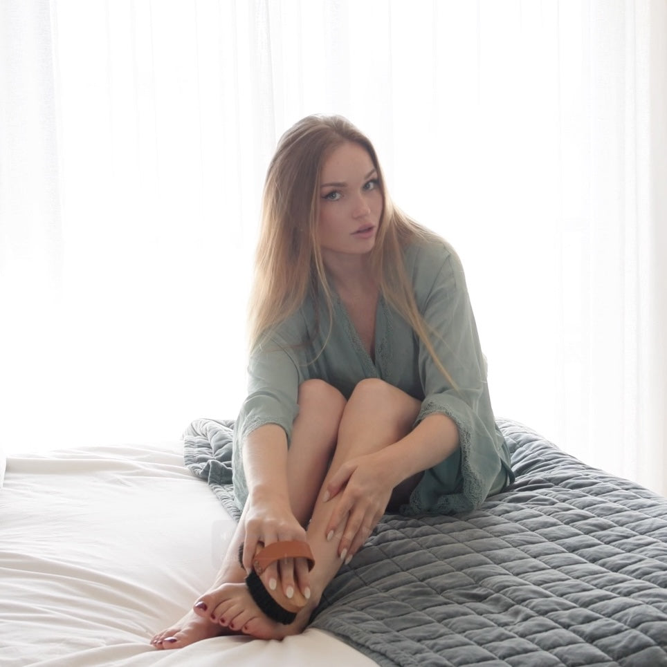 Trockenbürsten gegen Cellulite Beauty Routine