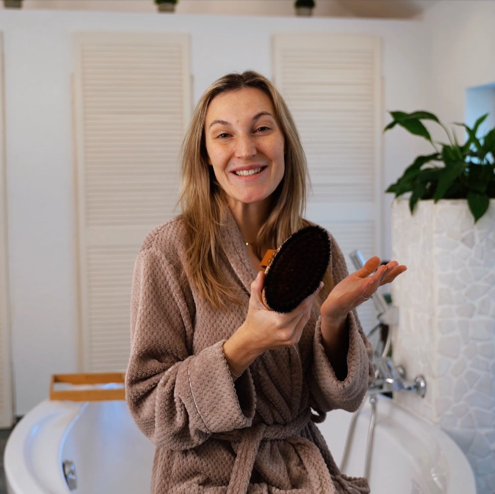 Anleitung Trockenbürsten Routine